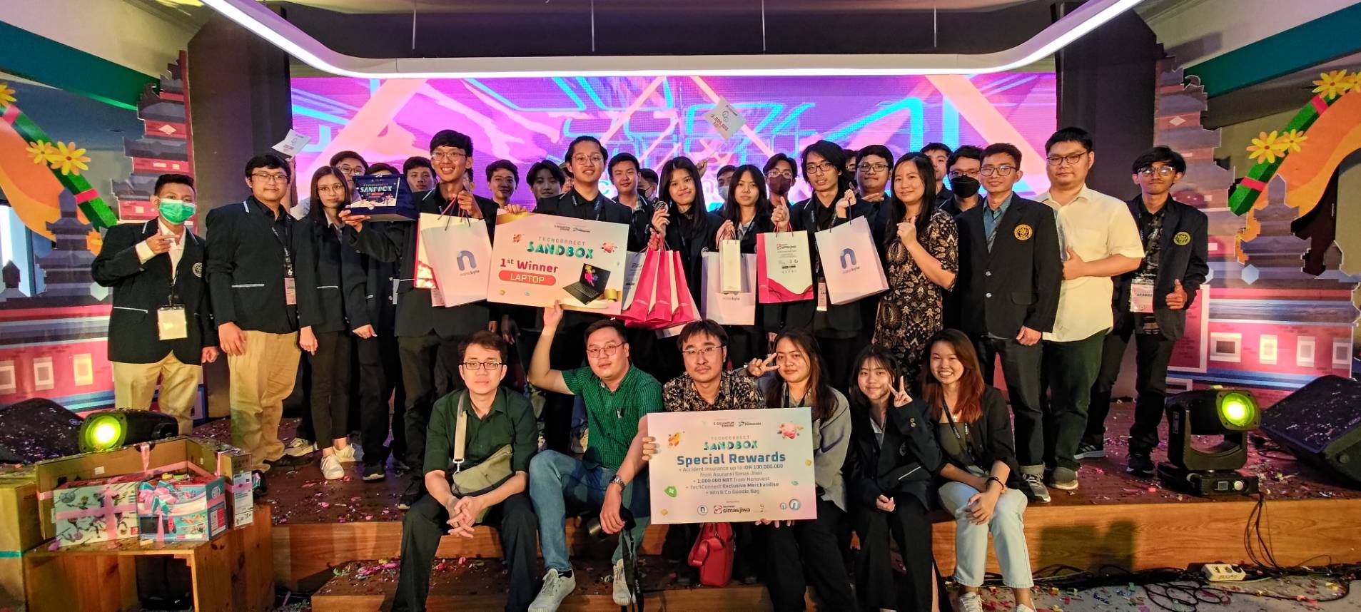 Techconnect Sandbox Competition 2023 at Primakara University, Bali, Won by 2 Teams from ISTTS